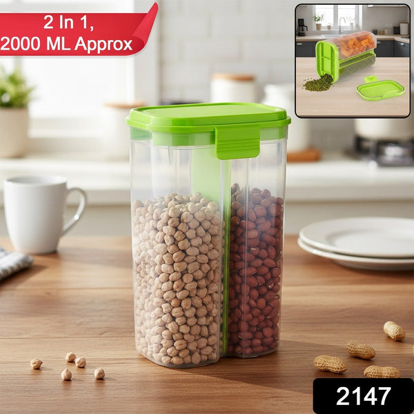 59511051-94Pc-2sectioncontainer-Av316Gm-Sv802Gm11051_plastic_2in1_storage_container_2000ml - Indigenous Shop