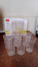 Apex Unbreakable Lemon Jug Set with 6 Glasses