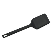 Black spatula on a white background