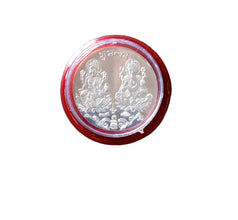 traditional silver pooja coin india