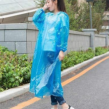 Button-up waterproof raincoat for adults, portable for travel.