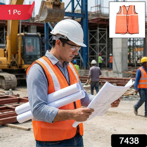 75921029-300Pc-Orangesafetyjacket-Av39Gm-Sv154Gm21029_orange_safety_jacket_1pc - Indigenous Shop
