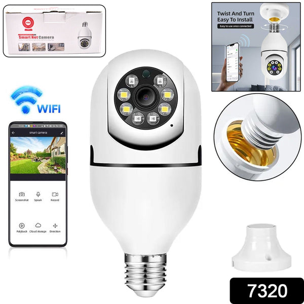 V380 Pro Fisheye 360 Degree Panoramic Wireless WiFi IP CCTV Security (Pack of 1) - Indigenous Shop