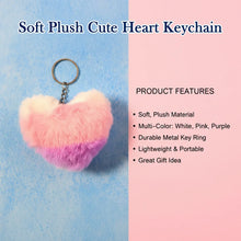 8772_heart_shape_soft_plush_keychain_1pc - Indigenous Shop