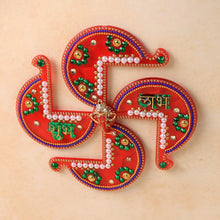 Acrylic Swastic Shubh Labh Home Decor