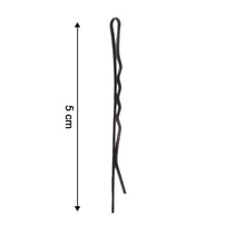 Hairpin with measurement label on a white background