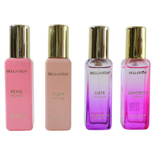 Bellavita travel size perfume gift set for women 4 pieces