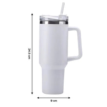 Premium Stainless Steel Vacuum Insulated Travel Mug Tumbler  (890ML / 1 Pc / Mix Color)