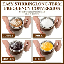 Product demonstration of a stirring tool for coffee, milk, granules, and juice.