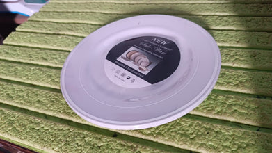 Round Plastic Dinner Plates Wedding Birthday Party Tableware Supplies (6 Pcs Set) - Indigenous Shop