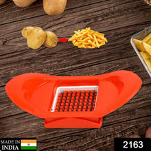 Fry cutter close-up