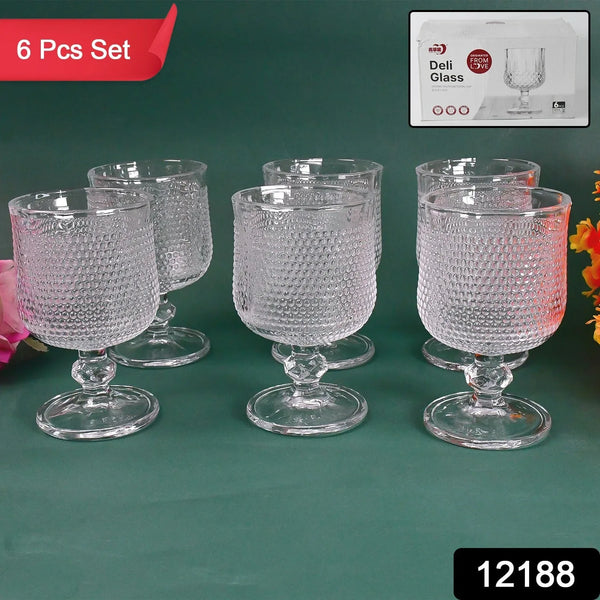 Juice water Glass Tumbler, Water glass (Set of 6 pcs / 185 ML) - Indigenous Shop