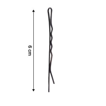 Hairpin with measurement label on a white background