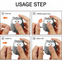 owl-shaped-keychain-alarm-02 - Indigenous Shop