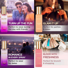 Bellavita Rose Glam Date Señorita perfume mini set for women