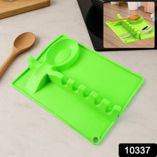 4 - Slots Silicone Multifunctional Spoon Holders Fork Spatula Rack (1 Pc) - Indigenous Shop